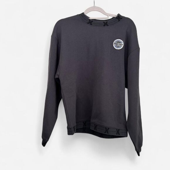 Savage X Fenty Holographic Logo Sweatshirt & Sweatpants Set – XS (Oversized Fit) - Picture 3 of 8